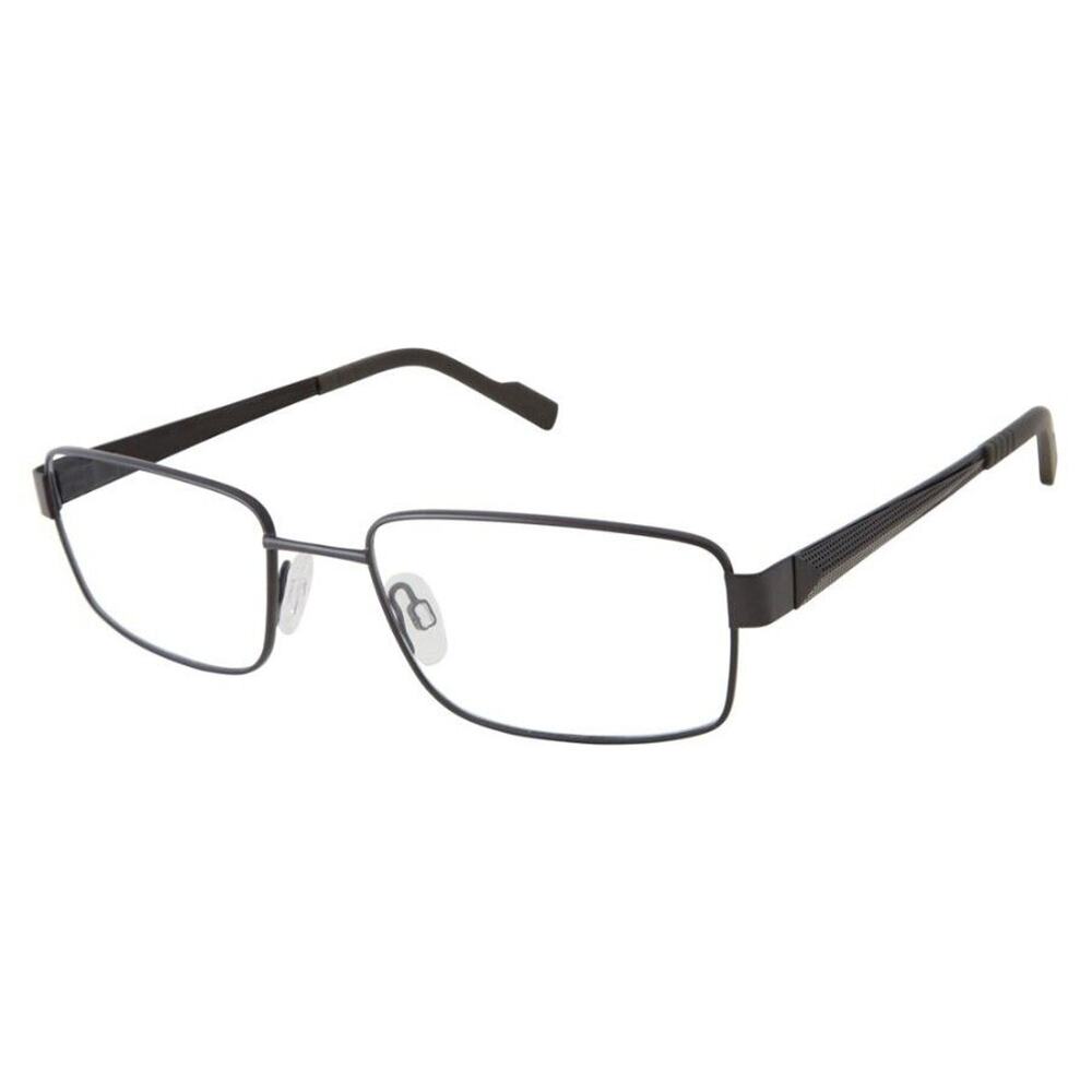 TITANFLEX SELET 827039 10/BLK TITANIUM HALF FRAME EYEGLASSES 53-19-145